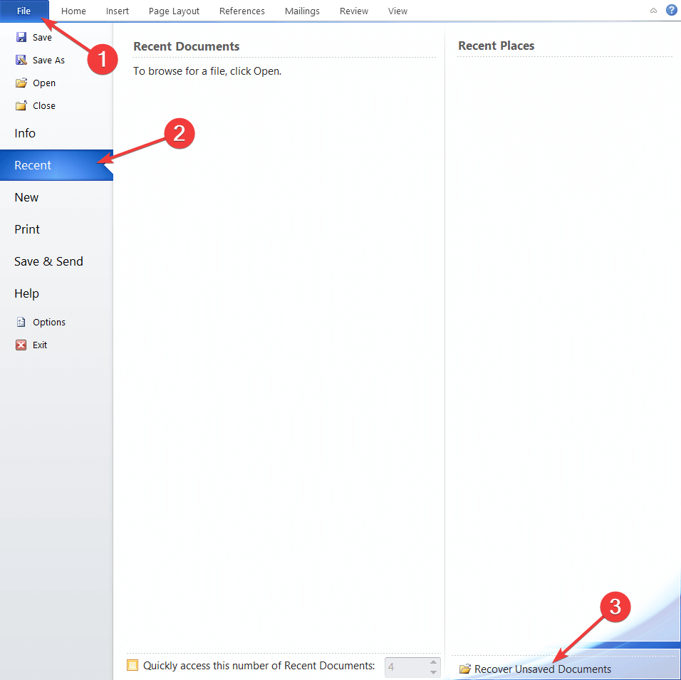 where are back-up files for word kept on mac